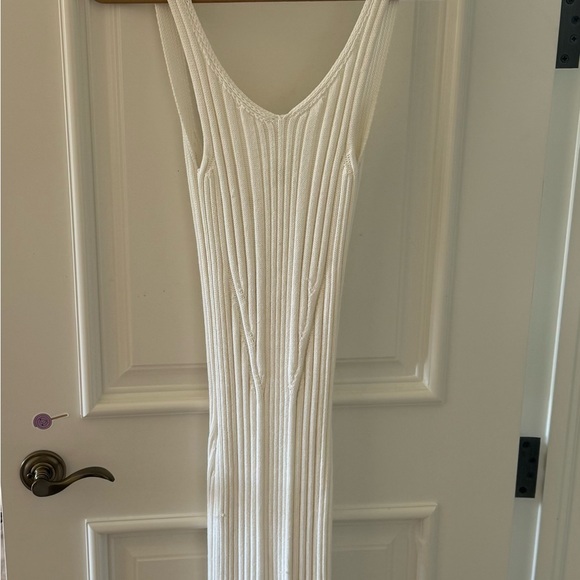 KHAITE White 'The Ottilie' Midi Dress - Picture 14 of 16